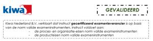 instellingsexamens gevalideerd kiwa