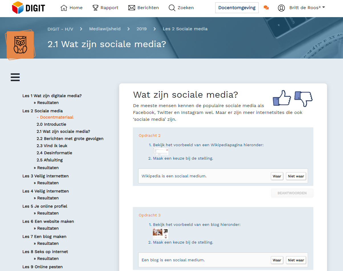 Mediawijsheid in DIGIT