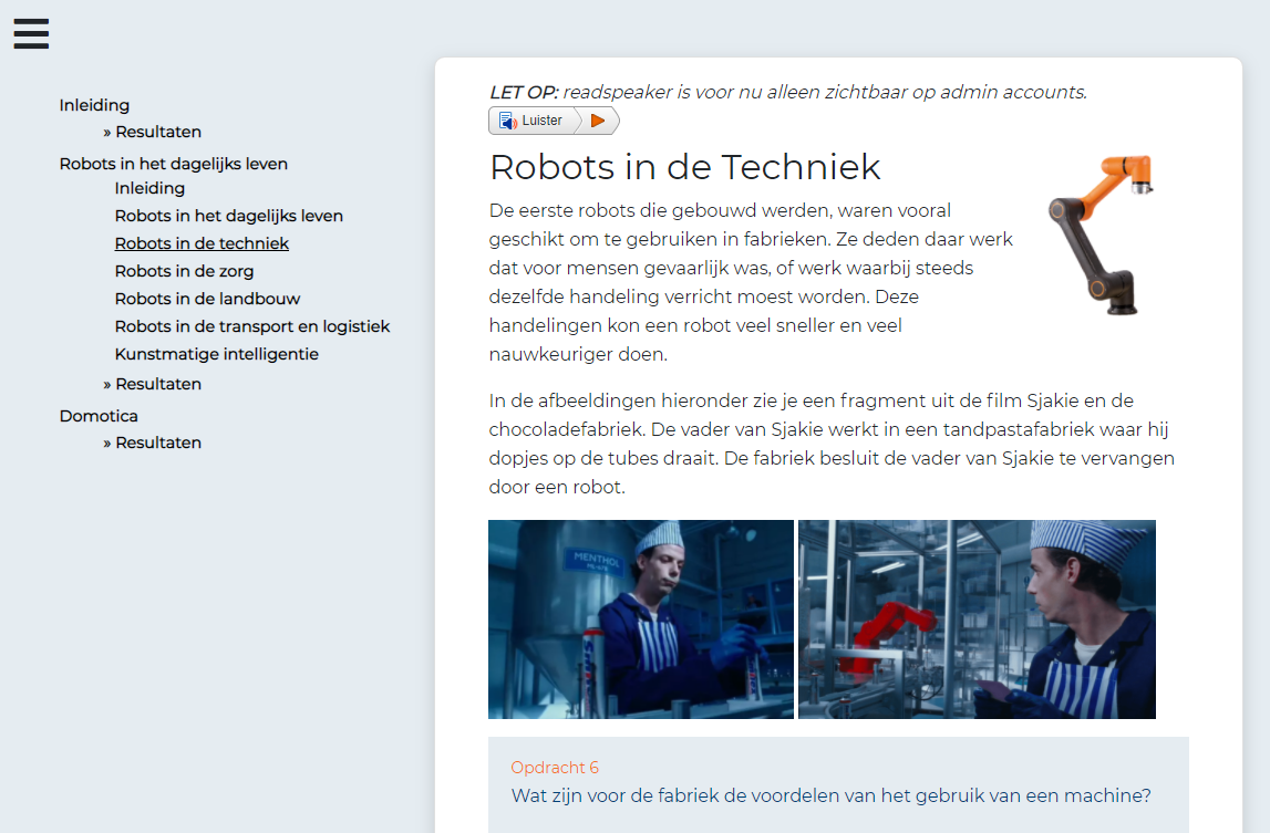 Robots in het dagelijks leven