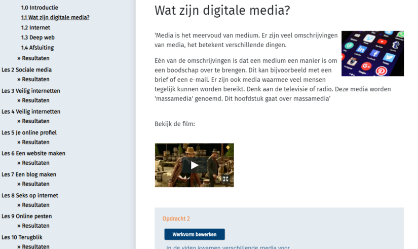 Mediawijsheid les