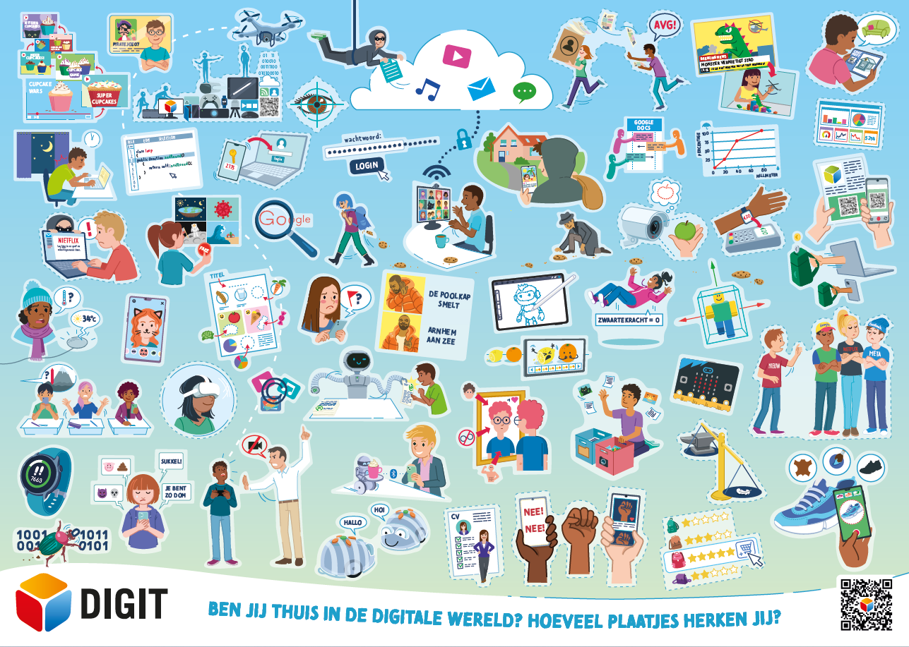 Zoekplaat digitale geletterdheid Instruct