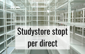 Studystore stopt