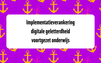 Implementatieverankering digitale geletterdheid voortgezet onderwijs