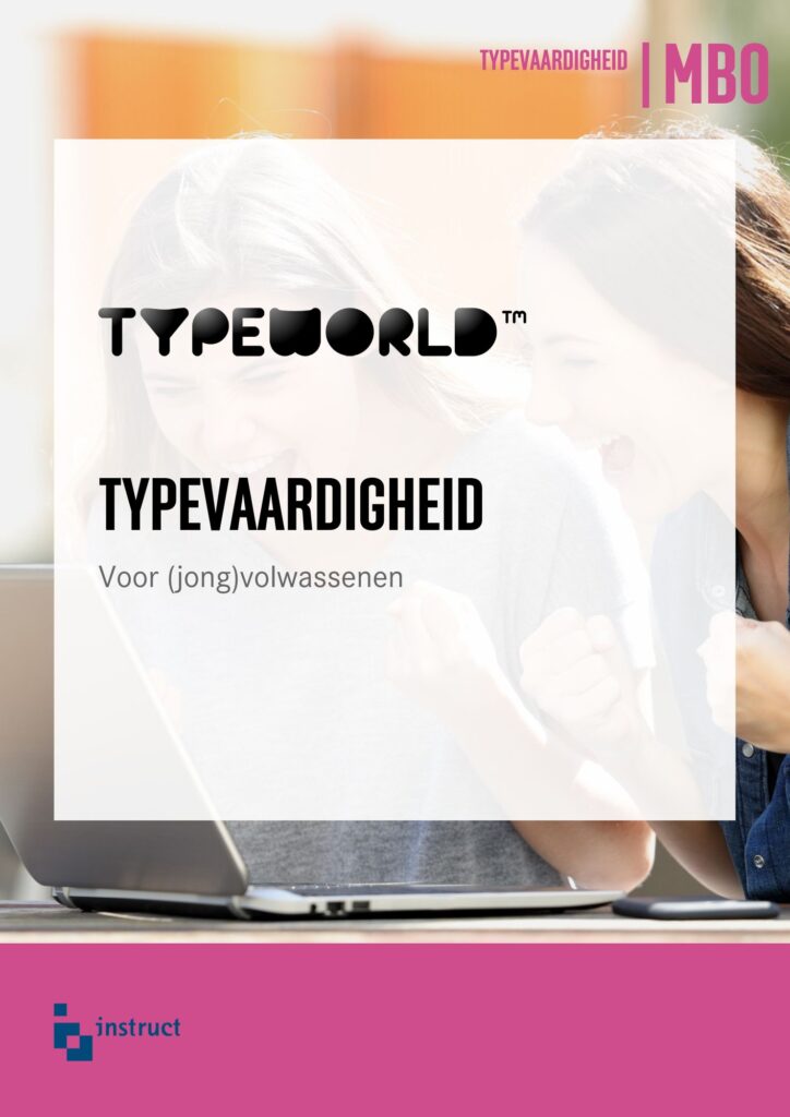 brochure foto met Typeworld logo en typevaardigheid titel