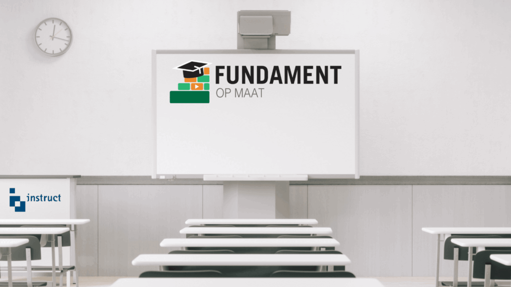 Fundament op Maat mbo lesmethode in modern klaslokaal